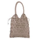 Adriana Castro LA Red Leather Nude shoulder bag with sleek design and adjustable strap, crafted from smooth leather.
