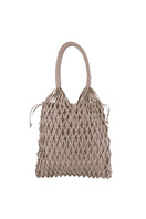 Adriana Castro LA Red Leather Nude shoulder bag with sleek design and adjustable strap, crafted from smooth leather.