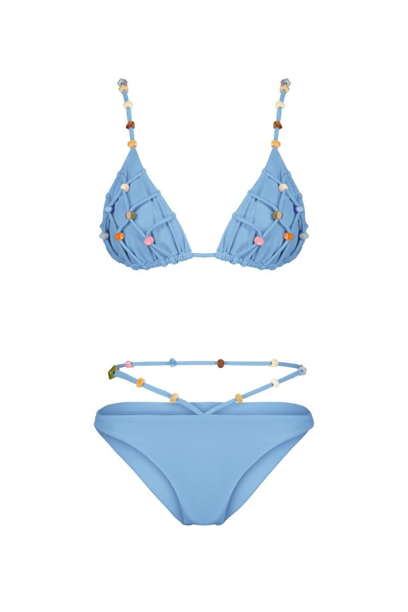 BLUE SUNSET BIRD BIKINI SET - CULT MIA