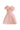 CLAYTON PINK A-LINE PLEATED CHEST ORGANDY MINI DRESS