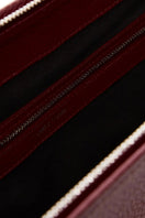 VIKELE STUDIO Denise shoulder bag in burgundy with a sleek design and adjustable strap, perfect for everyday use.
