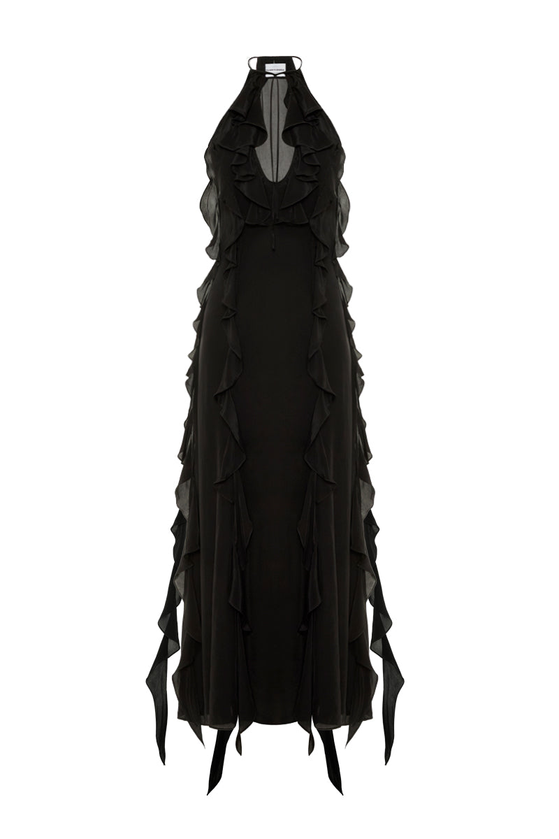 PACIFIC OCEAN DRESS IN BLACK - CULT MIA