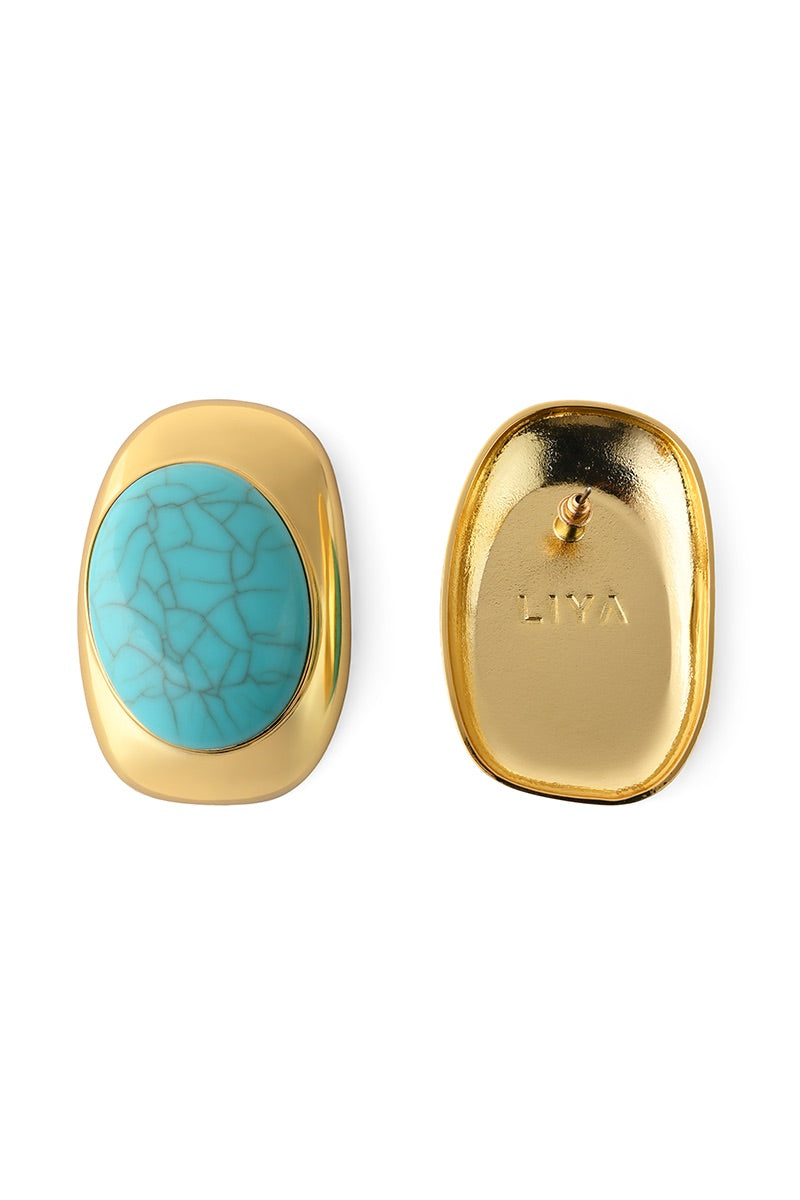 SEA BLOSSOM BLUE EARRINGS - CULT MIA