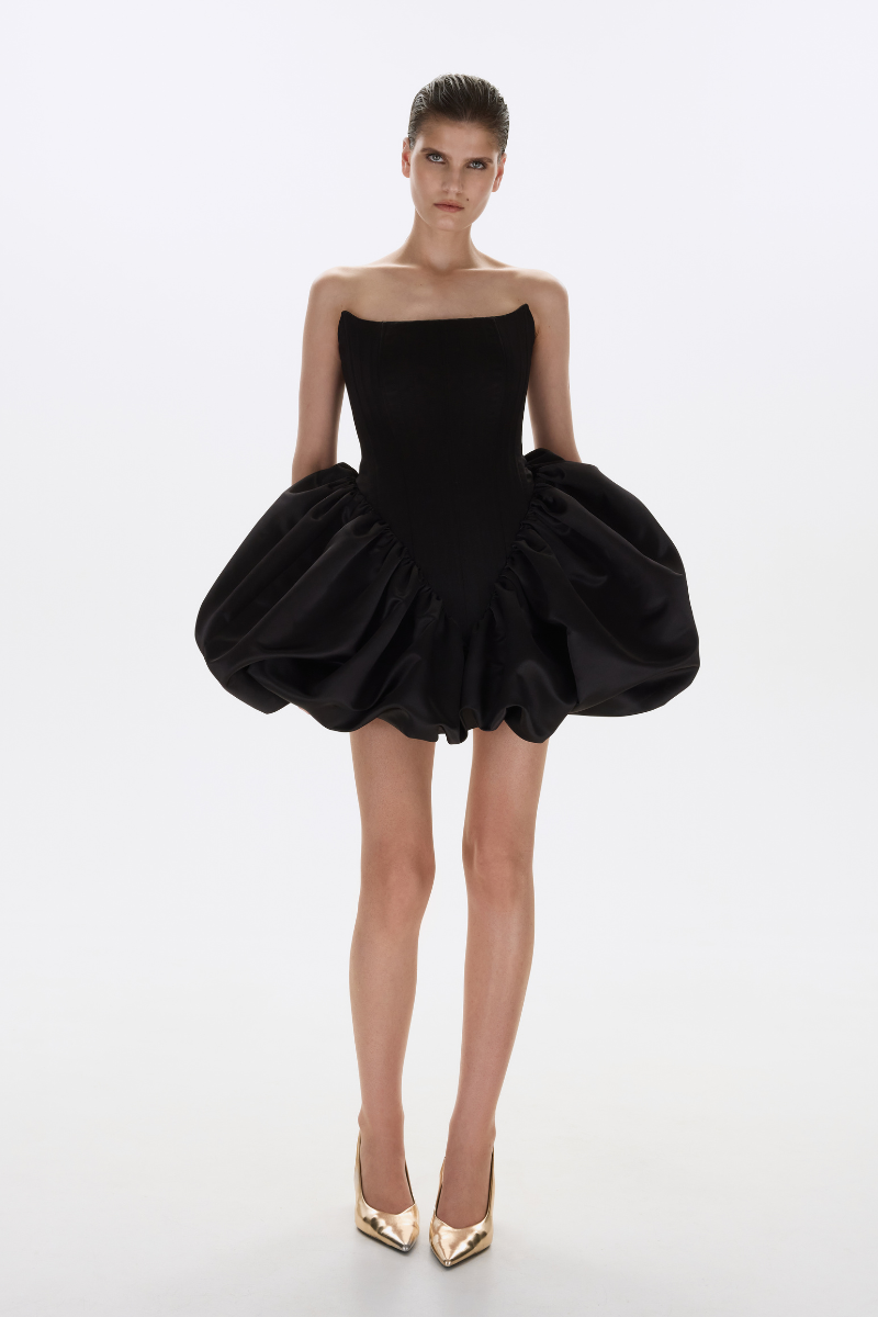 VIOLET TRANSFORMER DRESS IN BLACK