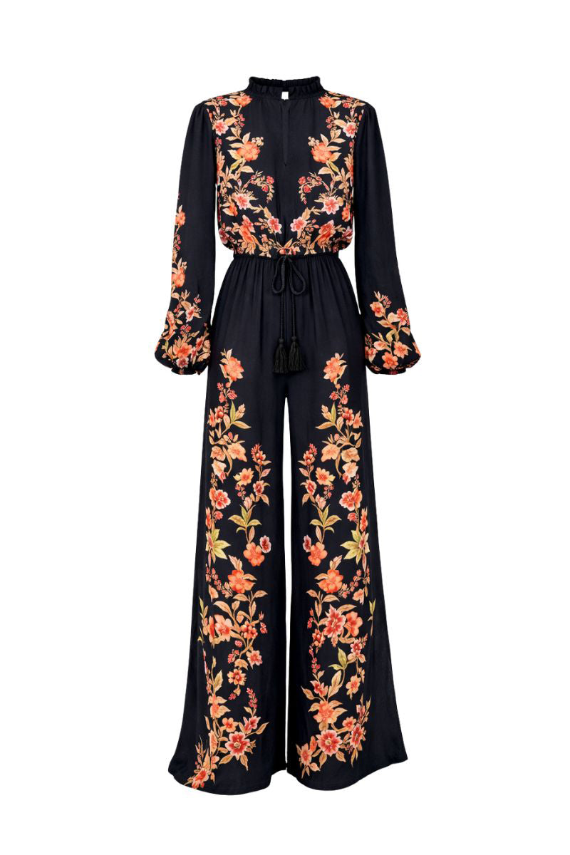 Raishma Viviana jumpsuit shown in a stylish, fitted design with a sleek silhouette and elegant fabric.