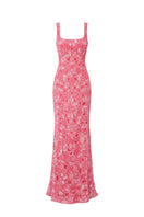 Raishma Sybil Gown in elegant fabric with intricate detailing and a flowing silhouette, perfect for formal occasions.