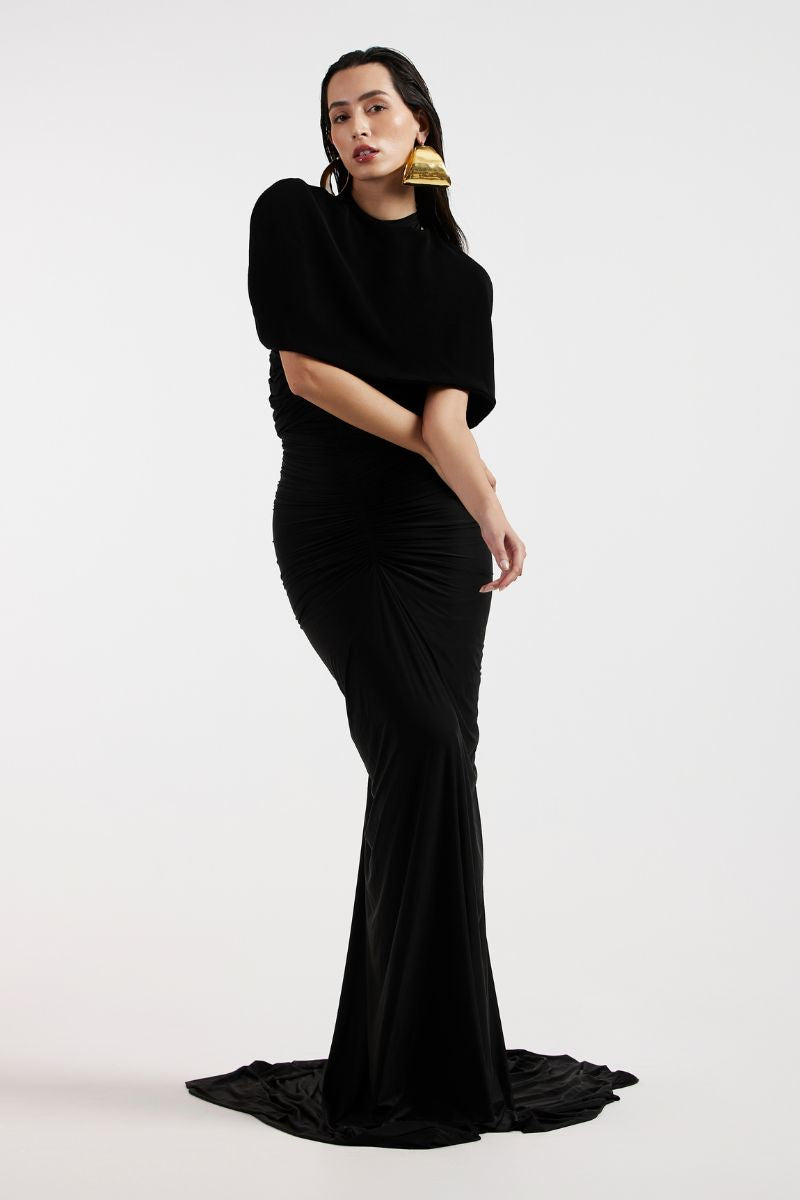 ISADORA BLACK GOWN - CULT MIA