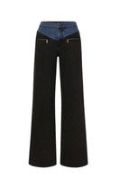 TT Studios AVA Jean in Doyers St, stylish denim jeans with a classic fit and detailed stitching displayed on the model.