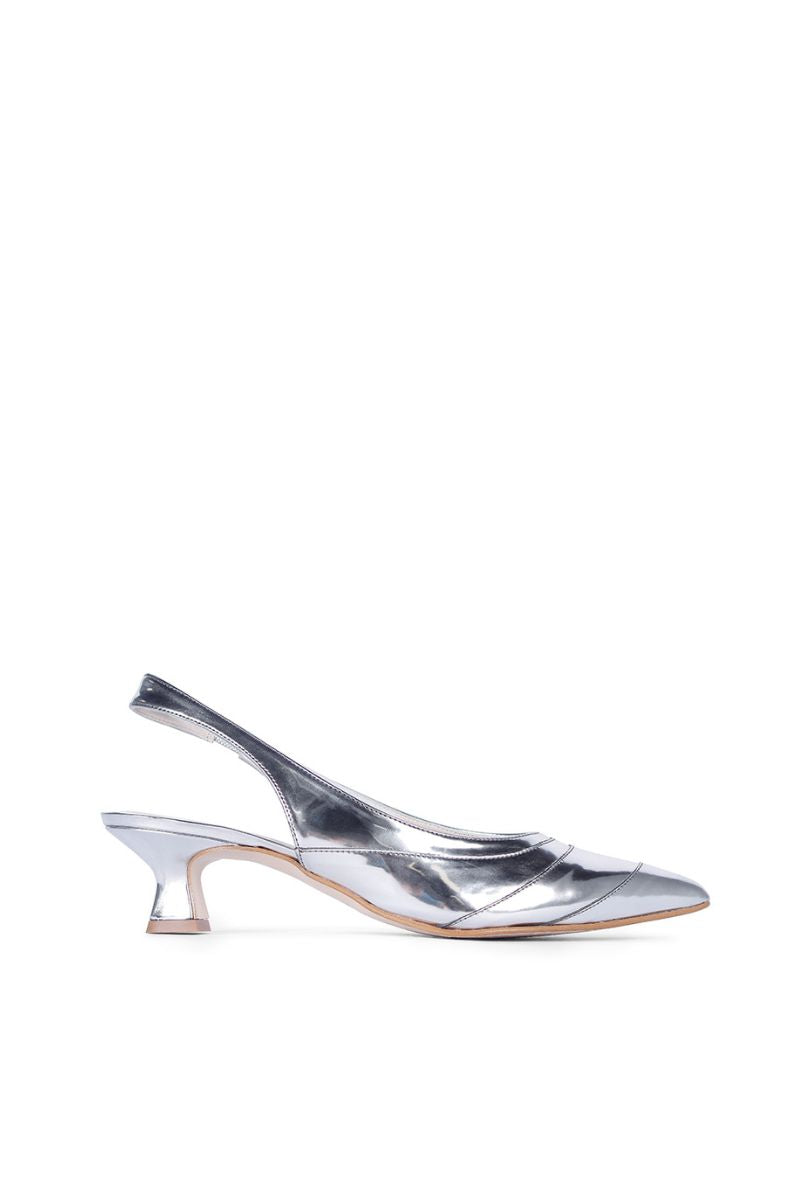 CLIO HEELS IN SILVER
