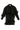 OVERSIZED BLACK FEATHER-TRIMMED COAT | JC Pajares | CULT MIA