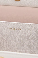 White CELINE mini top handle bag with sleek design, featuring a compact shape and elegant style from VIKELE STUDIO.