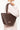 BROWN GALIA BEACH BAG - CULT MIA