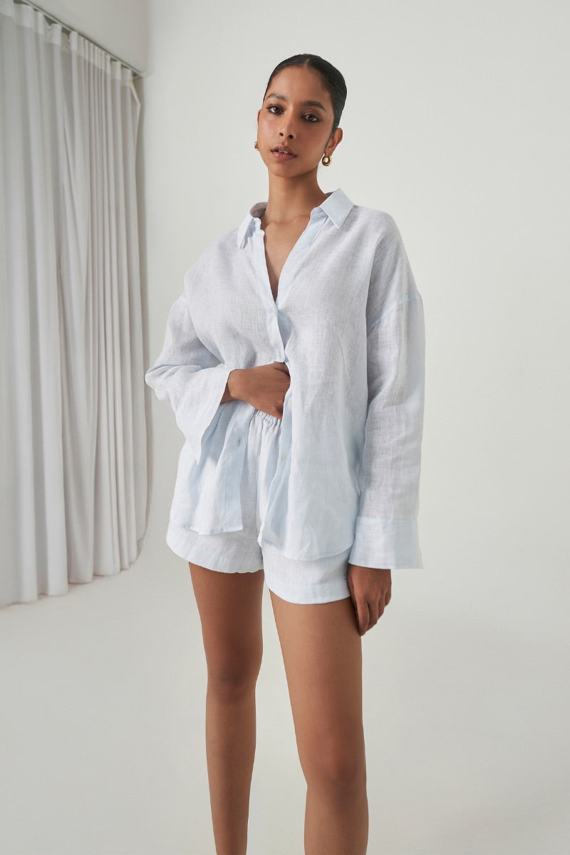ARUBA SHIRT IN ICE BLUE - CULT MIA