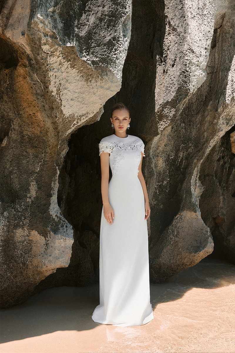SATIN TAFFETA GOWN - CULT MIA