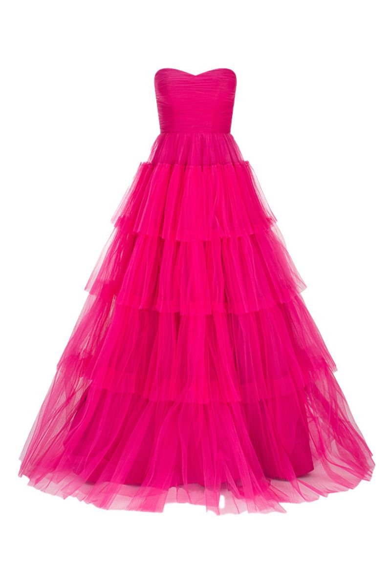 AMAYA SWEETHEART TIERED BALL GOWN - CULT MIA