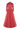 ARZU TERRACOTTA COLLARED V-NECK GOWN - CULT MIA