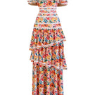 Do Long Blooming Oasis maxi dress featuring floral print, flowing fabric, and elegant design perfect for summer or special occasions.
