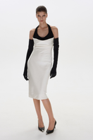 White June midi dress by Balykina, featuring a flowy silhouette and elegant design, shown on a model.