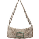 Medium Silvia Gnecchi baby girl shoulder bag featuring a soft pastel color and compact design with a stylish strap.