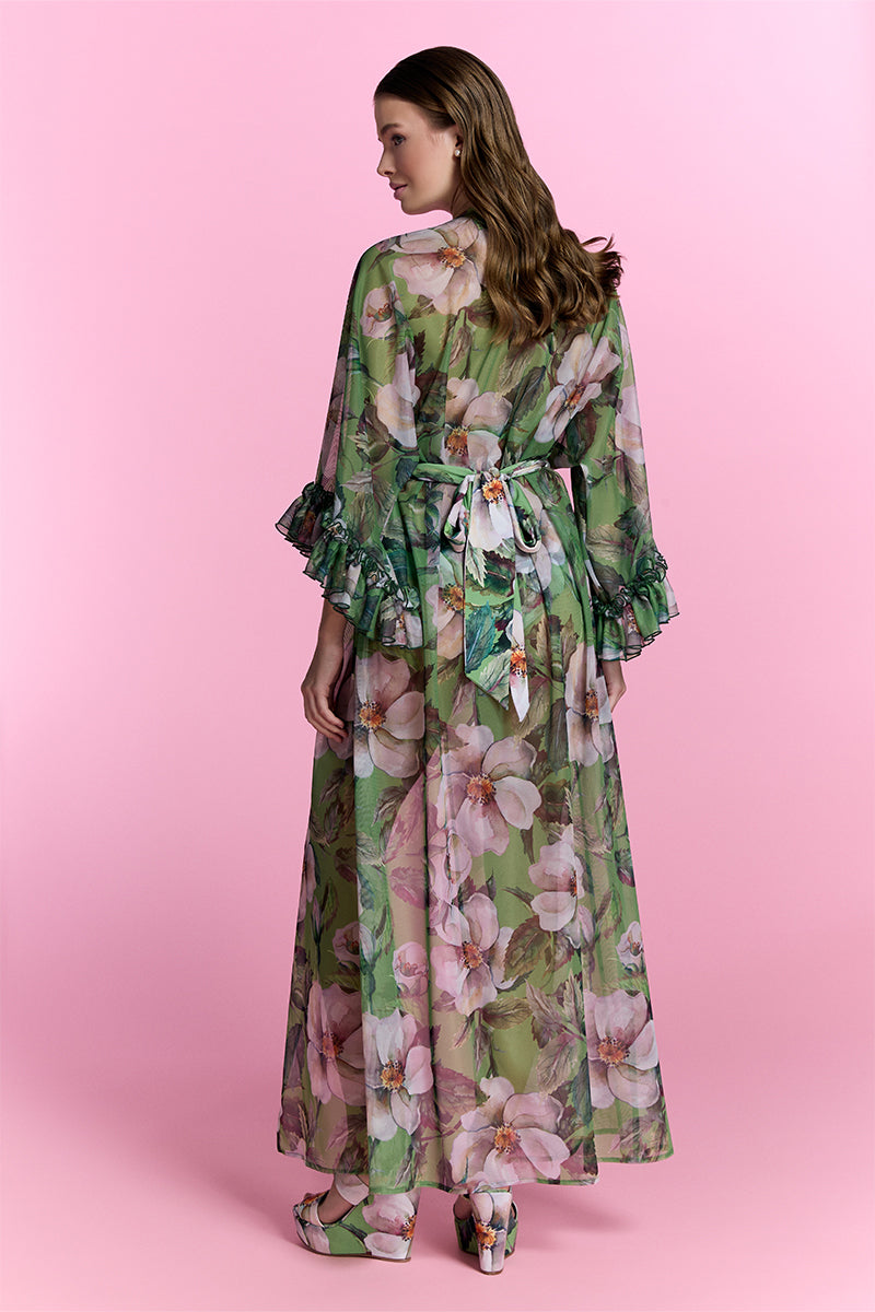 Nur Karaata Havana Glow beach cover-up dress with a flowing, stylish design perfect for seaside or poolside wear.