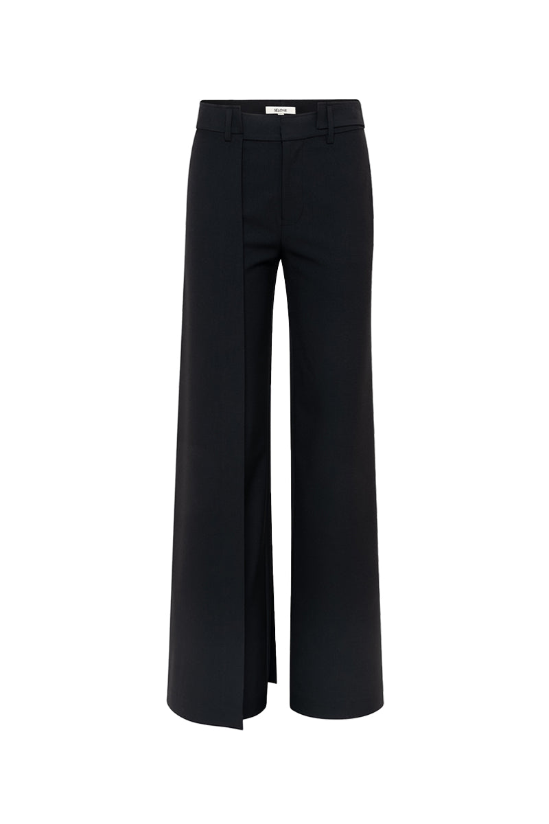 CALIN OVERLAY TROUSERS IN BLACK