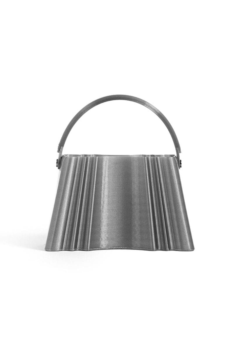 SILVER SILK CLUTCH - CULT MIA