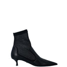 Black Anna Boot 45 by House of Atana featuring nappa leather and soft mesh with sleek, stylish design.