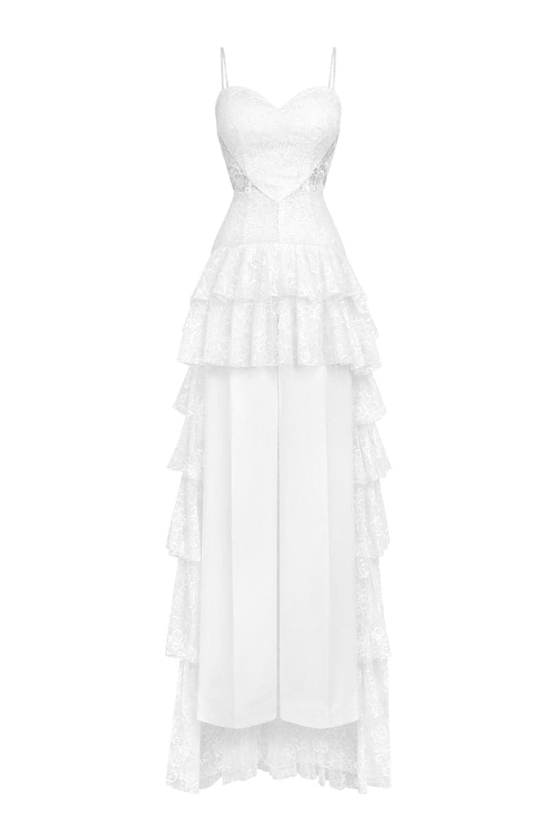SIMPLY WHITE ELEGANT OUTFIT SET - CULT MIA
