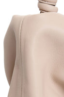 Beige VIKELE STUDIO Rosie shoulder bag with sleek design and adjustable strap, displayed on a neutral background.