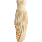 Deme By Gabriella Erin Gold Maxi Dress featuring elegant flowing fabric and stylish design, perfect for formal occasions.