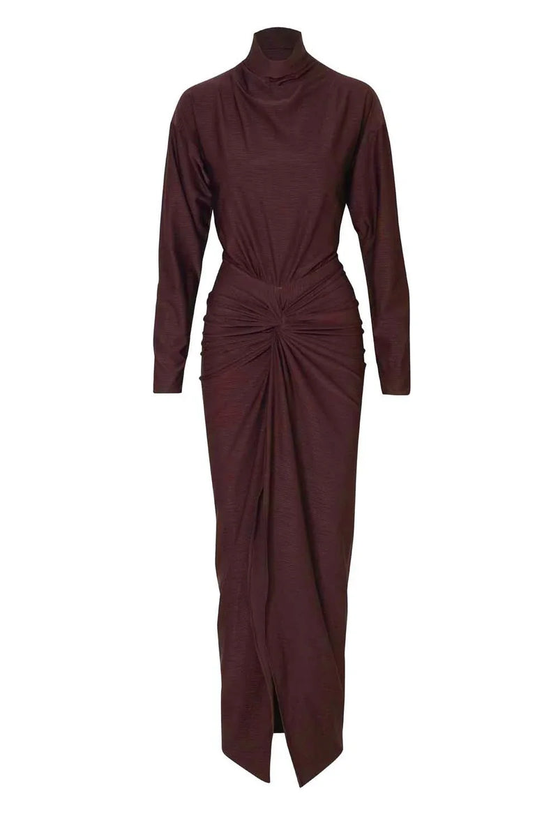 ROMEO DRESS IN ESPRESSO