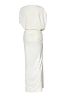 Baobab Waves Maxi Dress in Pastello, flowing pastel-colored maxi dress with floral pattern and lightweight fabric.
