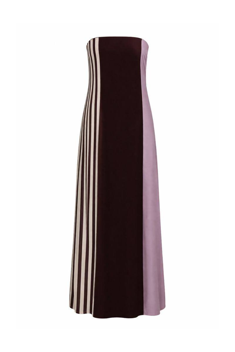 Baobab Lola maxi dress in Caffe Verde, flowing summer dress with vibrant green fabric and elegant design.