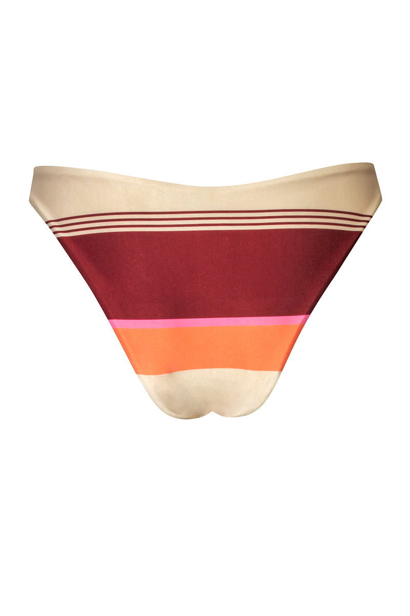 Baobab terracotta rosata bikini bottom from the ZUR collection, featuring a stylish and comfortable swimwear design.