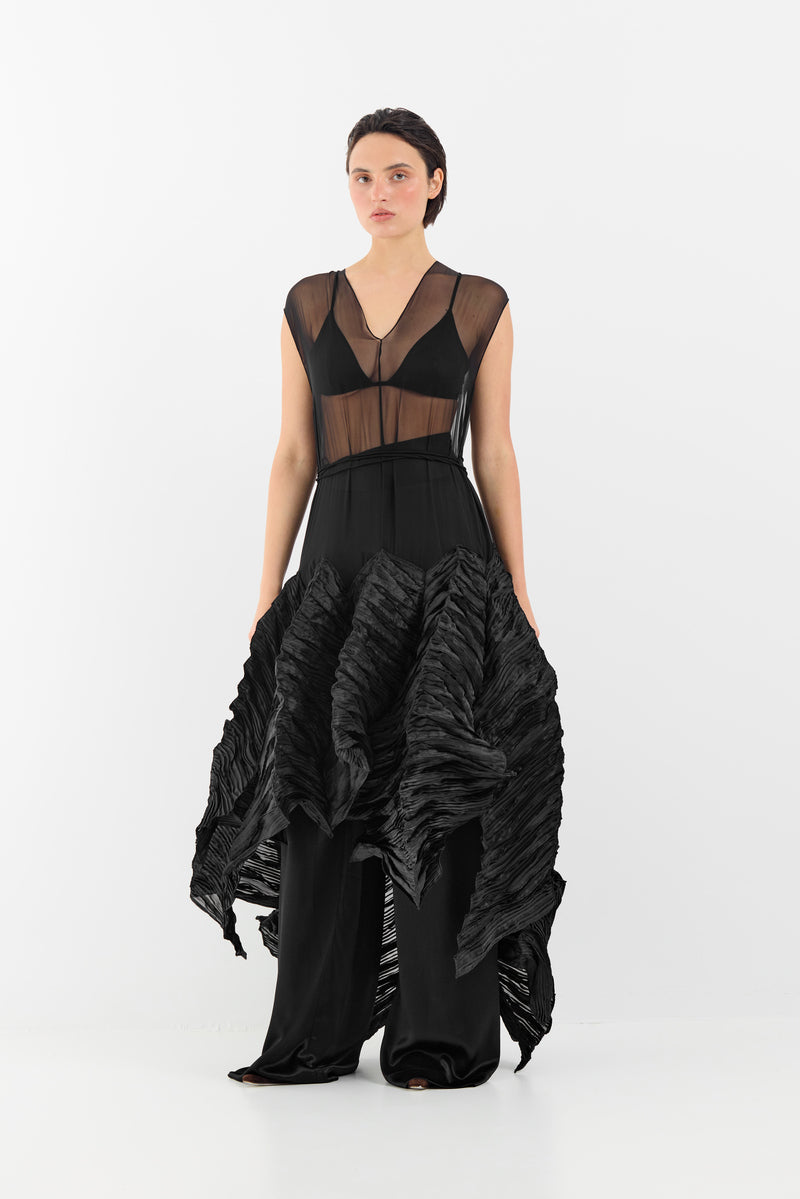DAPHNE DRESS IN BLACK - CULT MIA