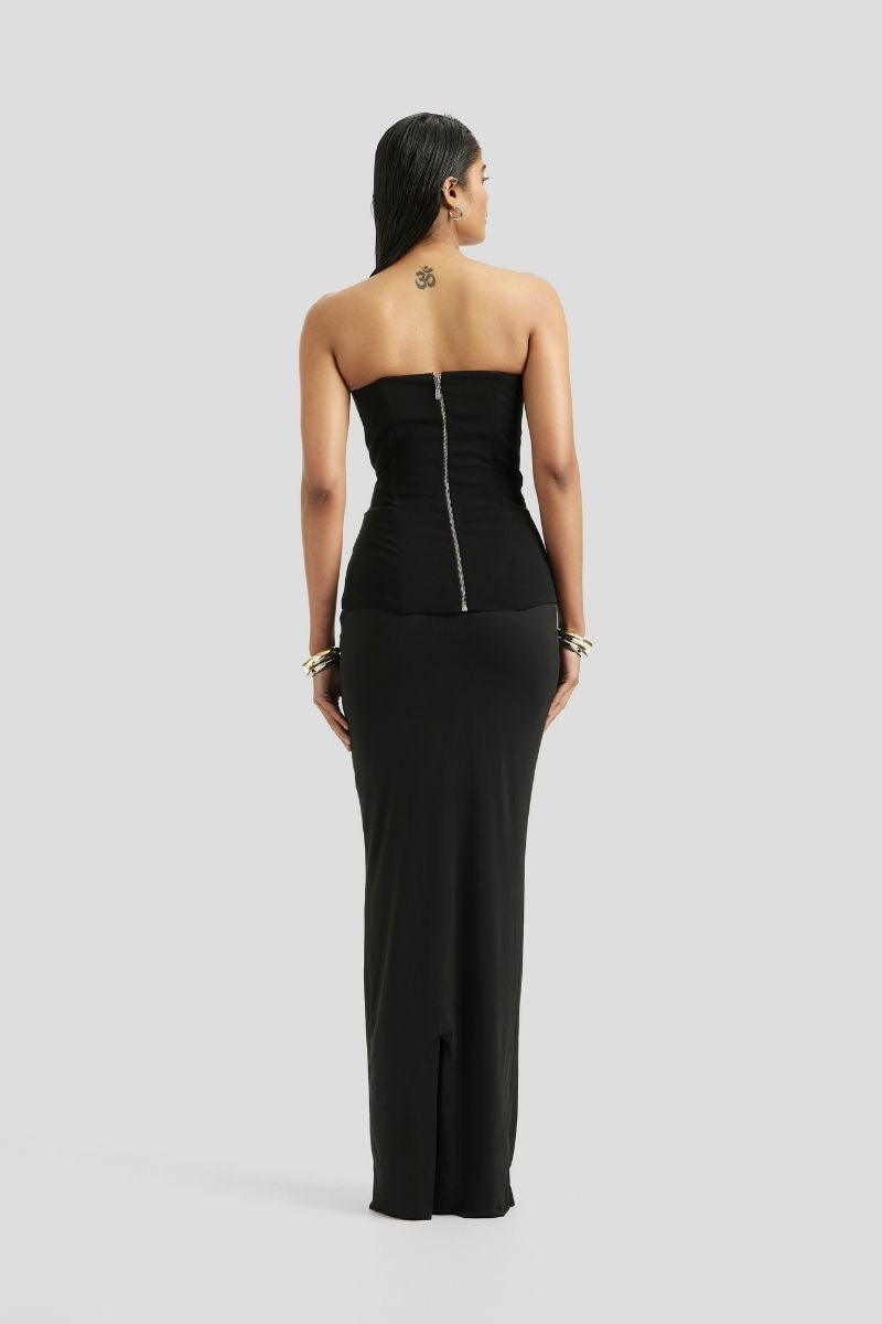 SOLEN MAXI DRESS IN BLACK - CULT MIA