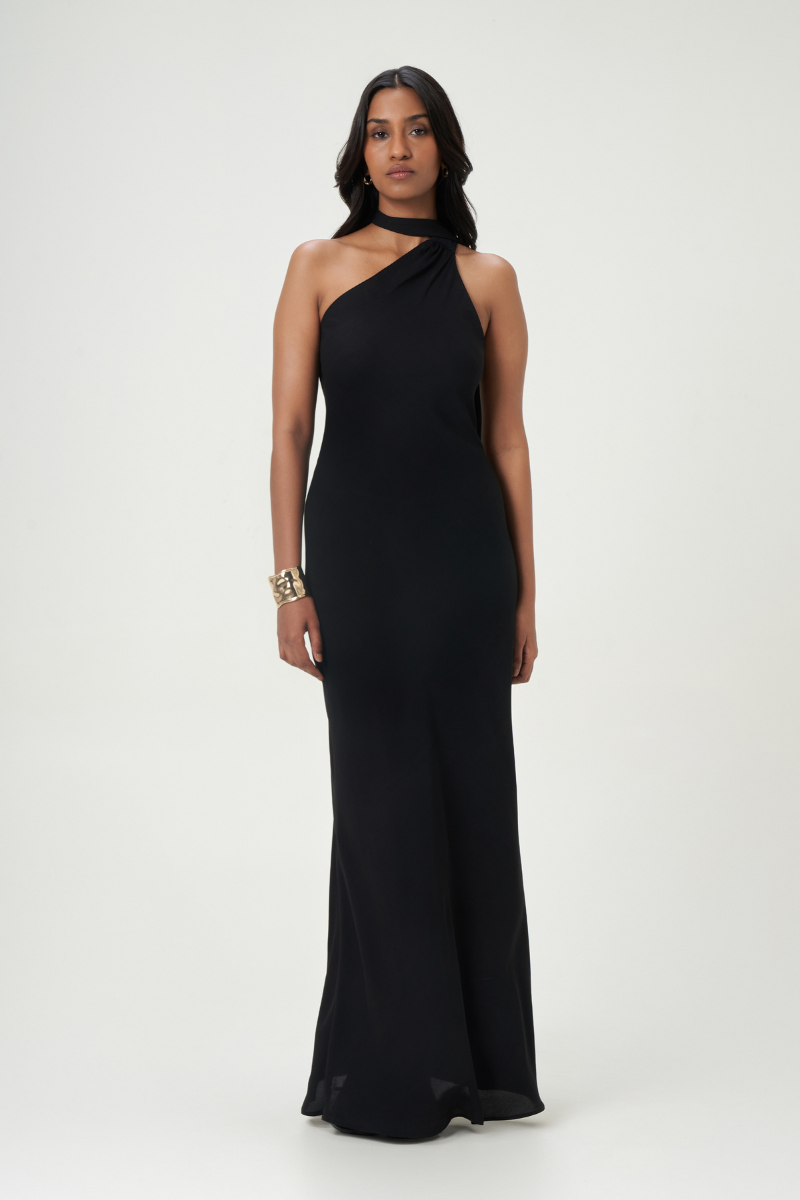 ROSARIO DRESS IN BLACK - CULT MIA