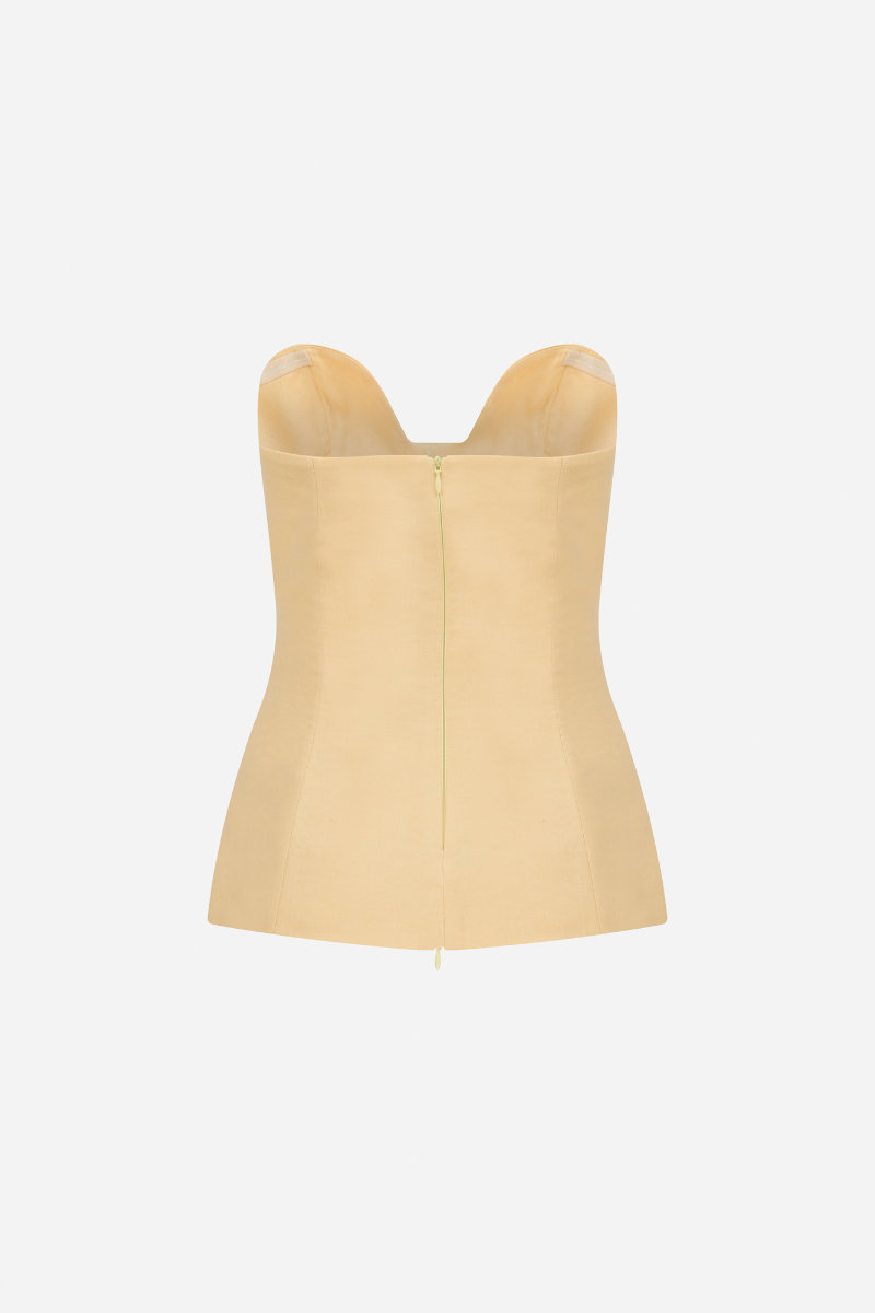 EVA TOP IN YELLOW - CULT MIA