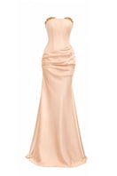CEM Crystal Bust Gown featuring elegant crystal embellishments and a flowing gown design suitable for formal occasions.