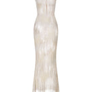 LECIA artisanal ember white gown with elegant design, soft fabric, and intricate details perfect for special occasions.