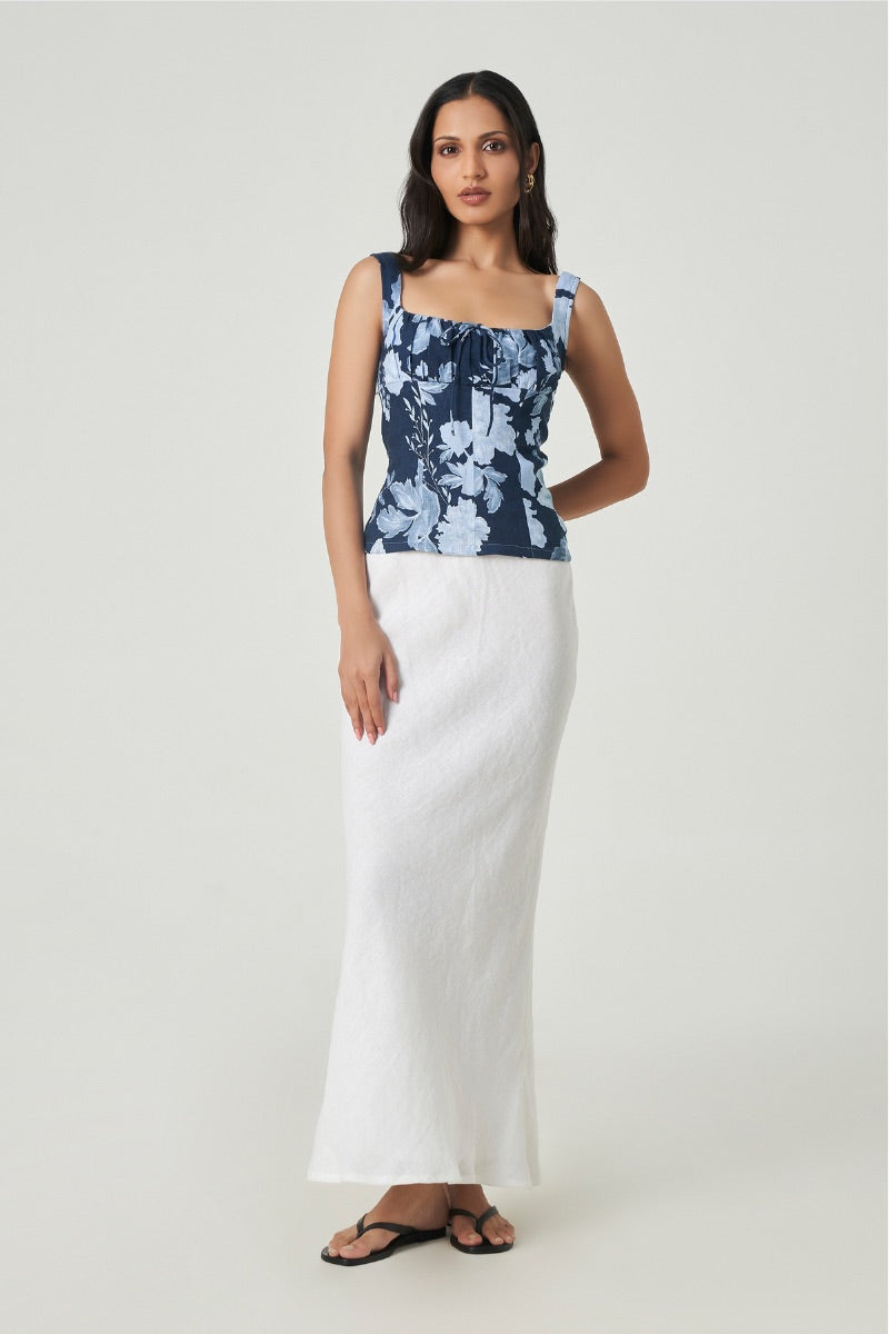 PIERRE SKIRT IN WHITE - CULT MIA