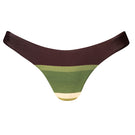Baobab Zoe bikini bottom in Limonata color, bright yellow swimwear with side ties, designed for stylish beachwear.