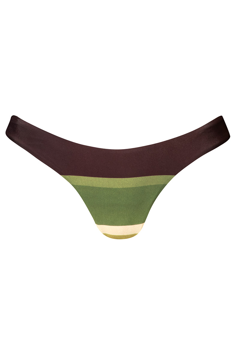 Baobab Zoe bikini bottom in Limonata color, bright yellow swimwear with side ties, designed for stylish beachwear.