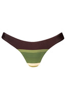 Baobab Zoe bikini bottom in Limonata color, bright yellow swimwear with side ties, designed for stylish beachwear.