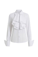 White Plan soft tailor set co-ords featuring a comfortable, stylish matching top and bottom made from soft fabric.