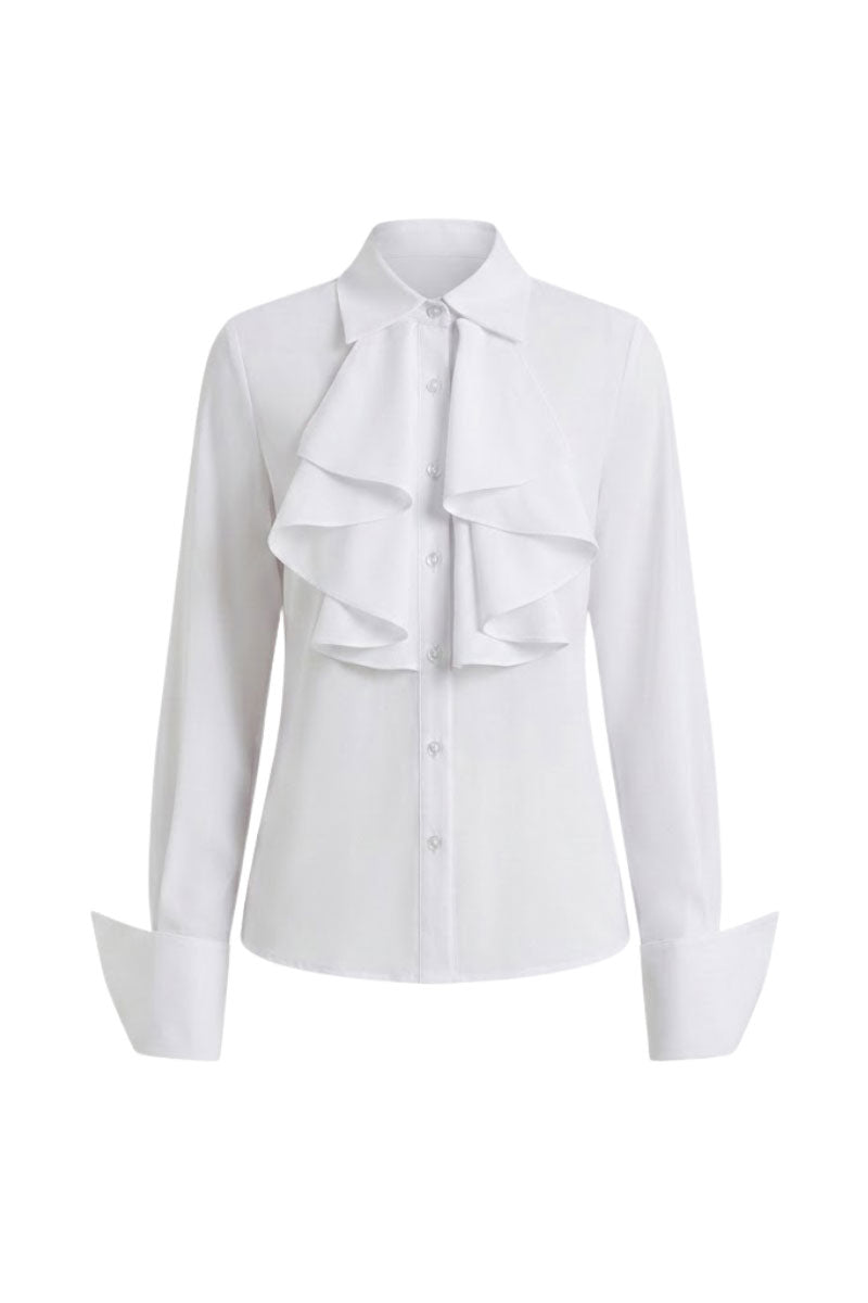 White Plan soft tailor set co-ords featuring a comfortable, stylish matching top and bottom made from soft fabric.