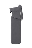 TONYY Mono Veil Set midi dress featuring elegant fabric, fitted bodice, and flowing skirt in a stylish design.
