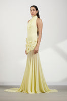 Deme By Gabriella Celeste Maxi Dress in flowing fabric, featuring a floral pattern and elegant long length for a stylish look.