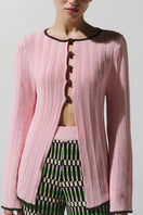 Baobab Corsica top in Vita Rosa, stylish sleeveless blouse with a relaxed fit, vibrant pink color, and lightweight fabric.