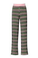Baobab Kina pants in Disco Rosa, vibrant pink casual pants with a relaxed fit and stylish design, perfect for everyday wear.